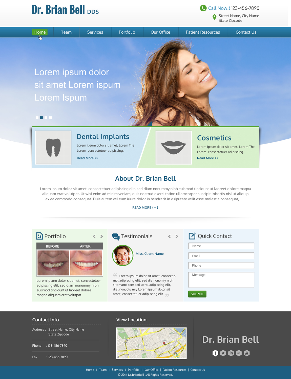 Web-Design von Sbss für Brian Bell, DDS | Design #3620611