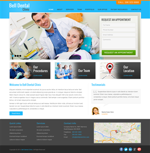 Web Design par Atom pour Brian Bell, DDS | Design : #3632127