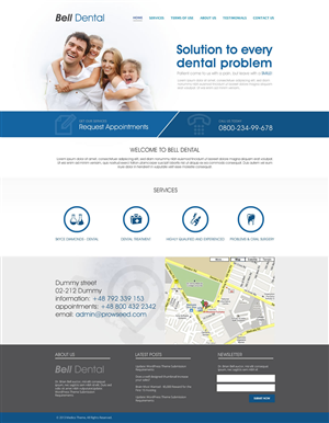 Web Design by TechWise for Brian Bell, DDS | Design #3590164