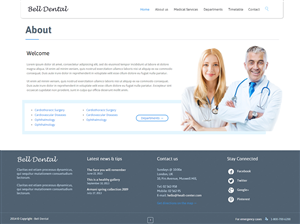 Web Design par bocalm pour Brian Bell, DDS | Design : #3634160