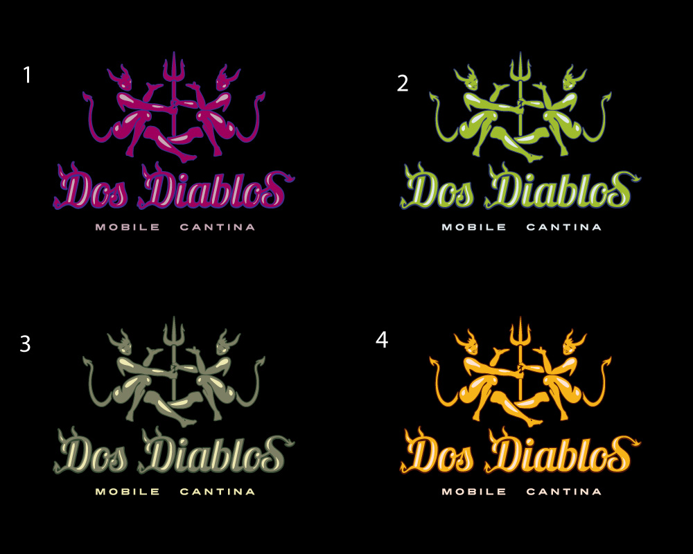 Logo Design by Yuri Podoba for Dos Diablos | Design #935950