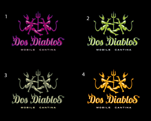Logo Design by Yuri Podoba for Dos Diablos | Design: #935950