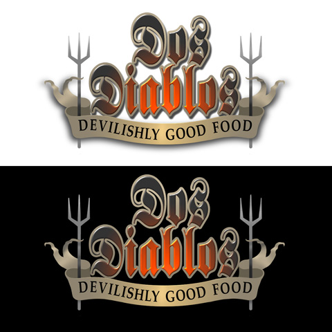 Logo Design by Golden Pineapple Productions for Dos Diablos | Design #923206