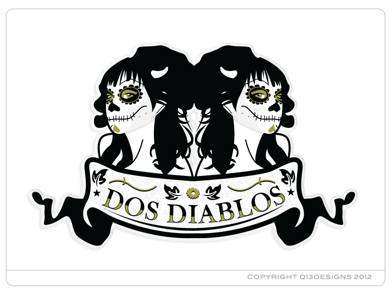 Diseño de Logo por Suzie Q - Q13Designs.com para Dos Diablos | Diseño #907211
