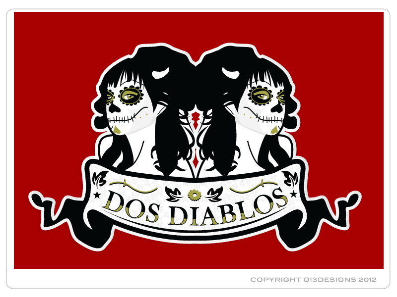 Logo Design by Suzie Q - Q13Designs.com for Dos Diablos | Design #907213
