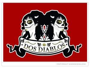 Logo Design by Suzie Q - Q13Designs.com for Dos Diablos | Design: #907213