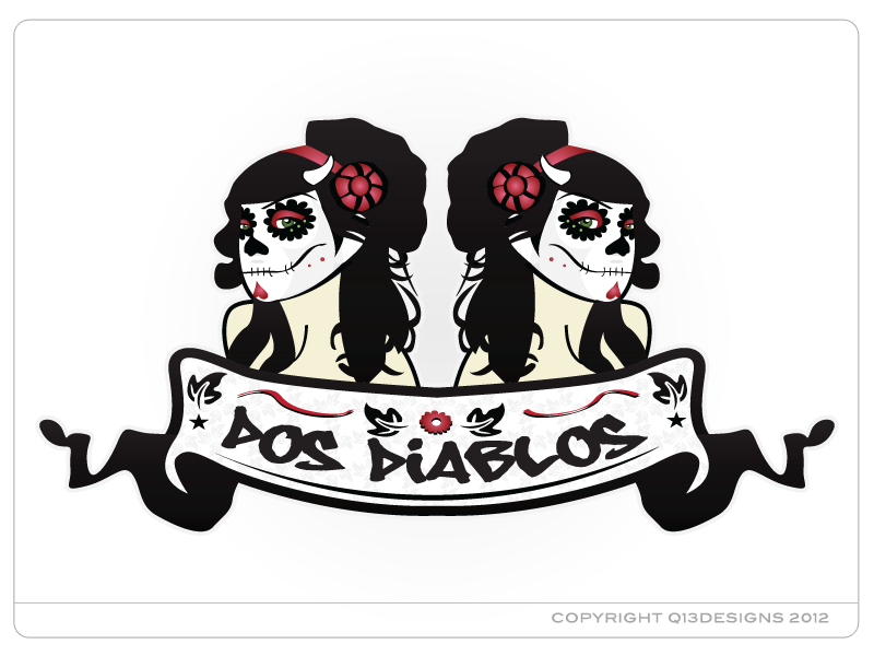 Logo Design by Suzie Q - Q13Designs.com for Dos Diablos | Design #914671