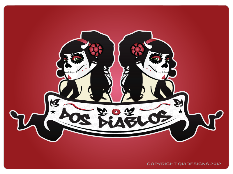 Logo Design by Suzie Q - Q13Designs.com for Dos Diablos | Design #914672