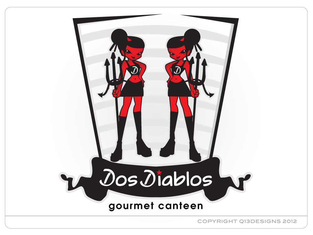 Logo Design by Suzie Q - Q13Designs.com for Dos Diablos | Design #933882