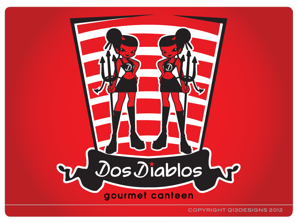Logo Design by Suzie Q - Q13Designs.com for Dos Diablos | Design #933887