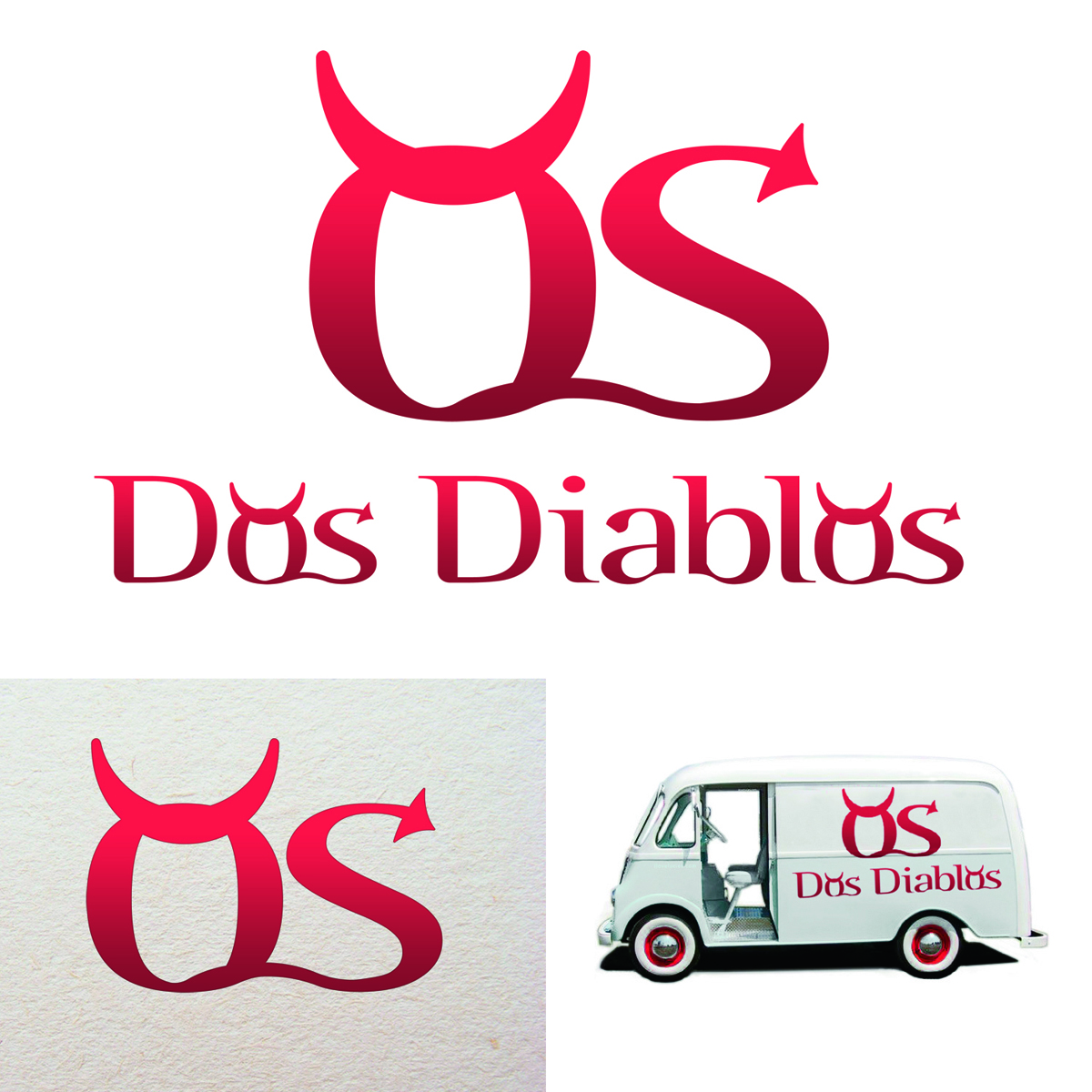 Logo Design by Craig Steel Design for Dos Diablos | Design #910479