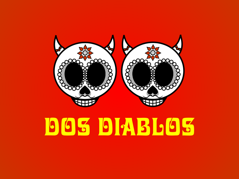 Logo Design by Vicky Latorre for Dos Diablos | Design #944606