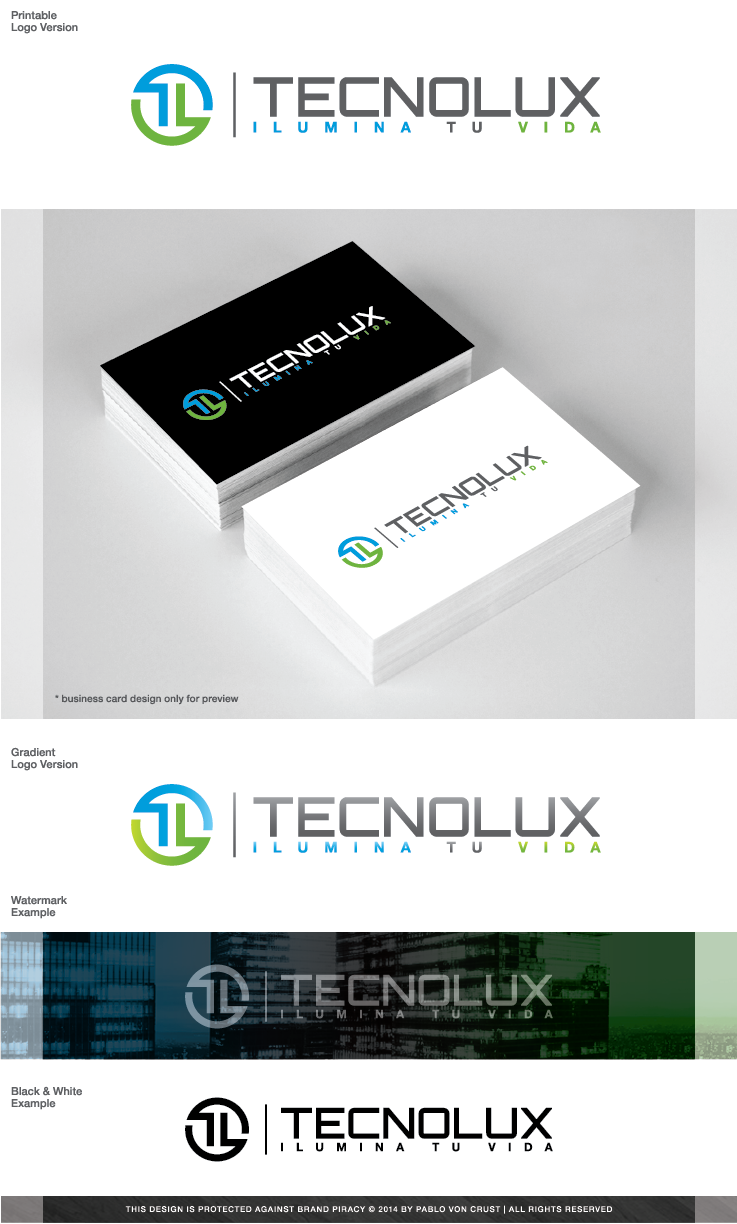 Logo Design by Pablo Von Crust for Tecnolux | Design: #3595494