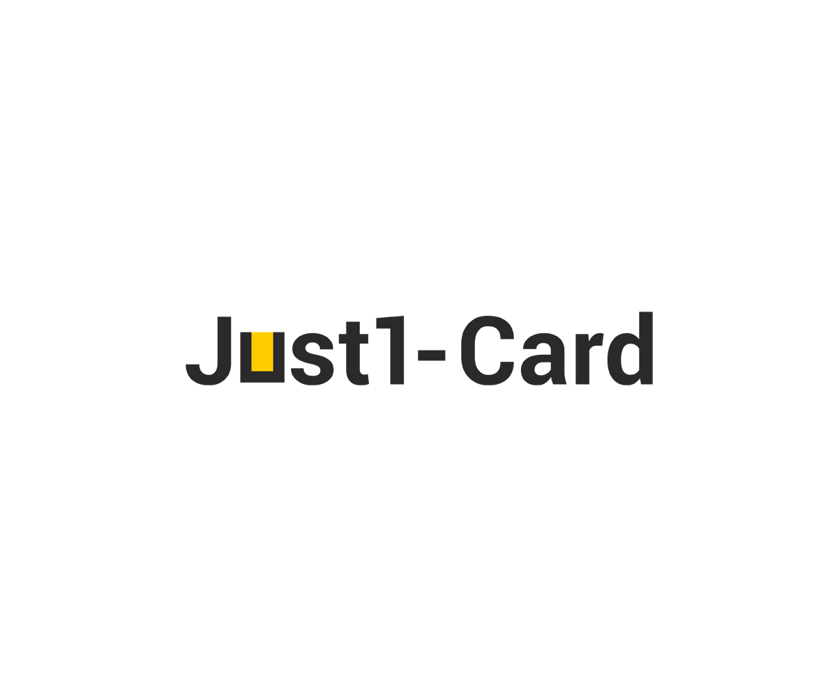 Logo Design by SRJ for Just1-Card | Design #3629128