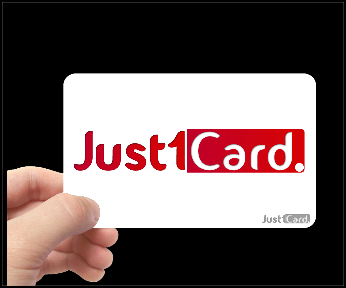 Logo Design by Hafiz Mohammad Yaseen Amin for Just1-Card | Design #3634777