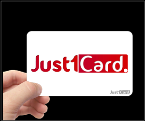 Design de Logo par Hafiz Mohammad Yaseen Amin pour Just1-Card | Design : #3634777