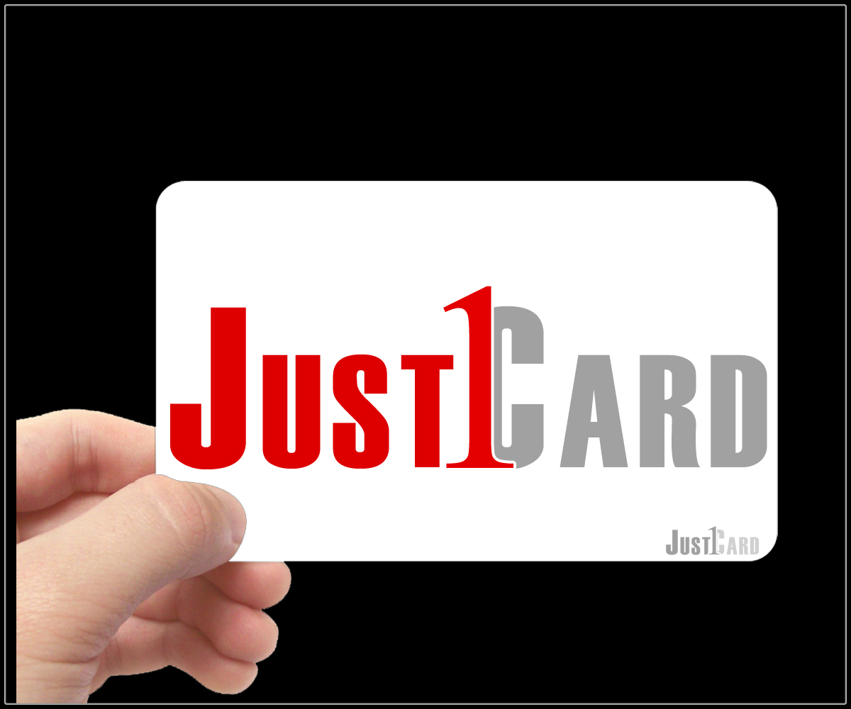 Logo Design by Hafiz Mohammad Yaseen Amin for Just1-Card | Design #3634789