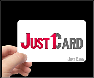 Design de Logo par Hafiz Mohammad Yaseen Amin pour Just1-Card | Design : #3634881