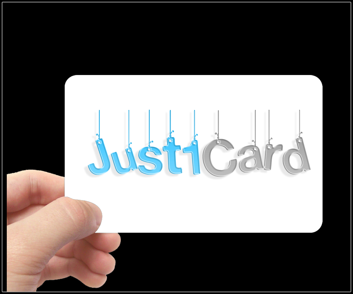 Logo Design by Hafiz Mohammad Yaseen Amin for Just1-Card | Design #3643242