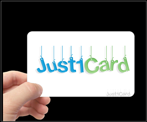 Logo Design by Hafiz Mohammad Yaseen Amin for Just1-Card | Design: #3643255