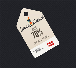Logo Design by anshtoyj for Just1-Card | Design: #3643630