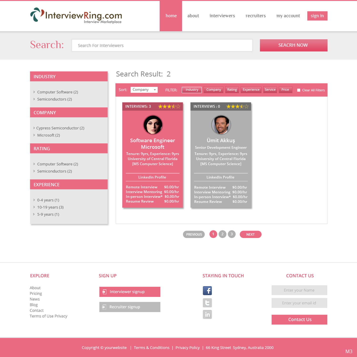 Web Design by pb for this project | Design #3594375