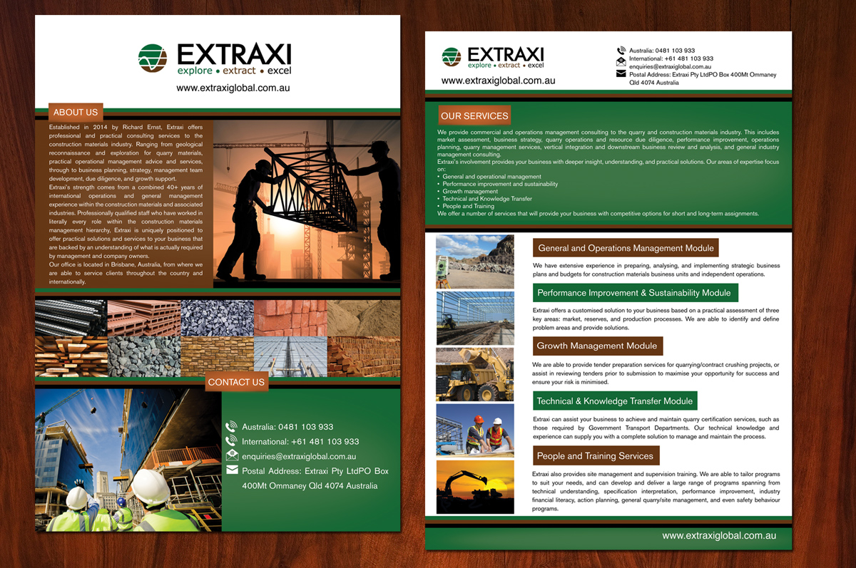 Brochure Design by Einder for this project | Design #5949296