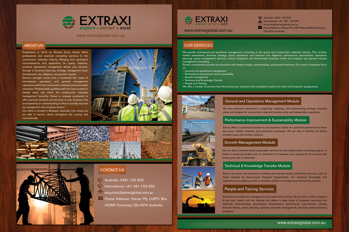 Brochure Design by Einder for this project | Design #5949772