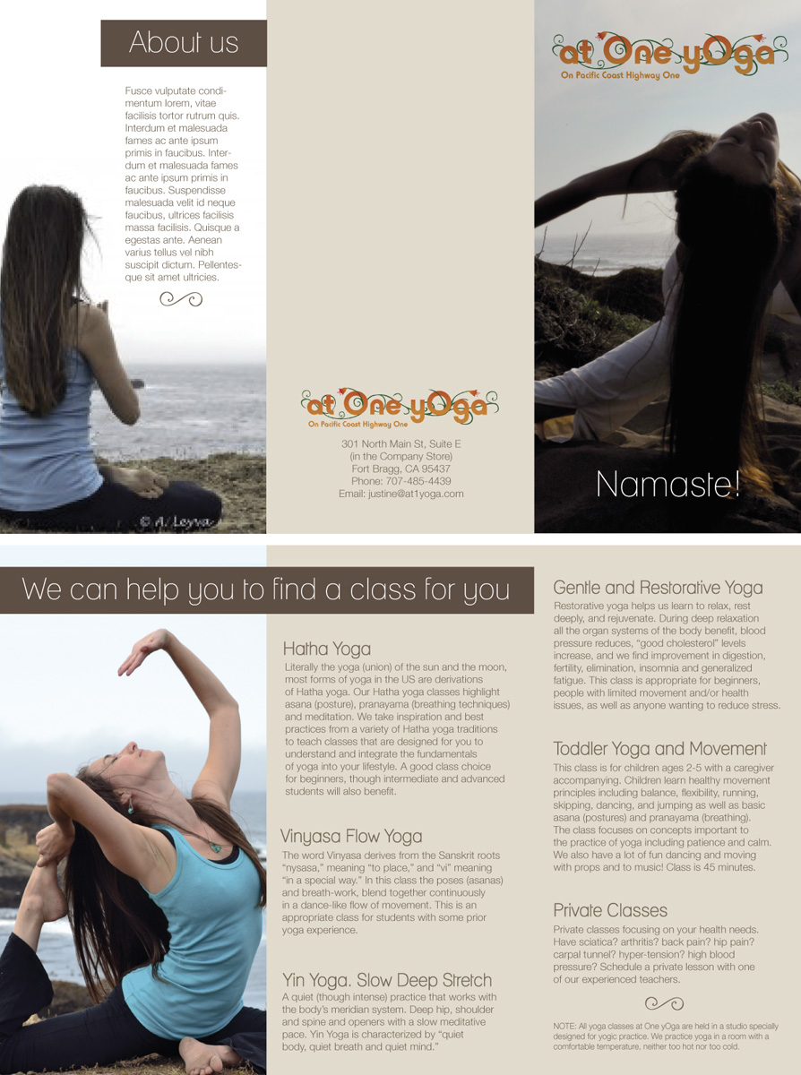 Print Design by Freelas for at One yOga | Design #3591580