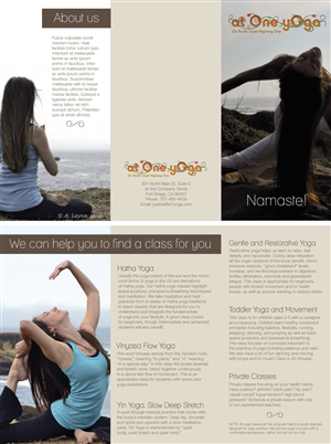 Print-Design von Freelas für at One yOga | Design: #3591580