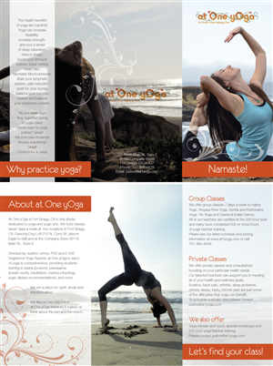 Print Design by Freelas for at One yOga | Design #3597511