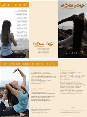Print-Design von Freelas für at One yOga | Design: #3597529