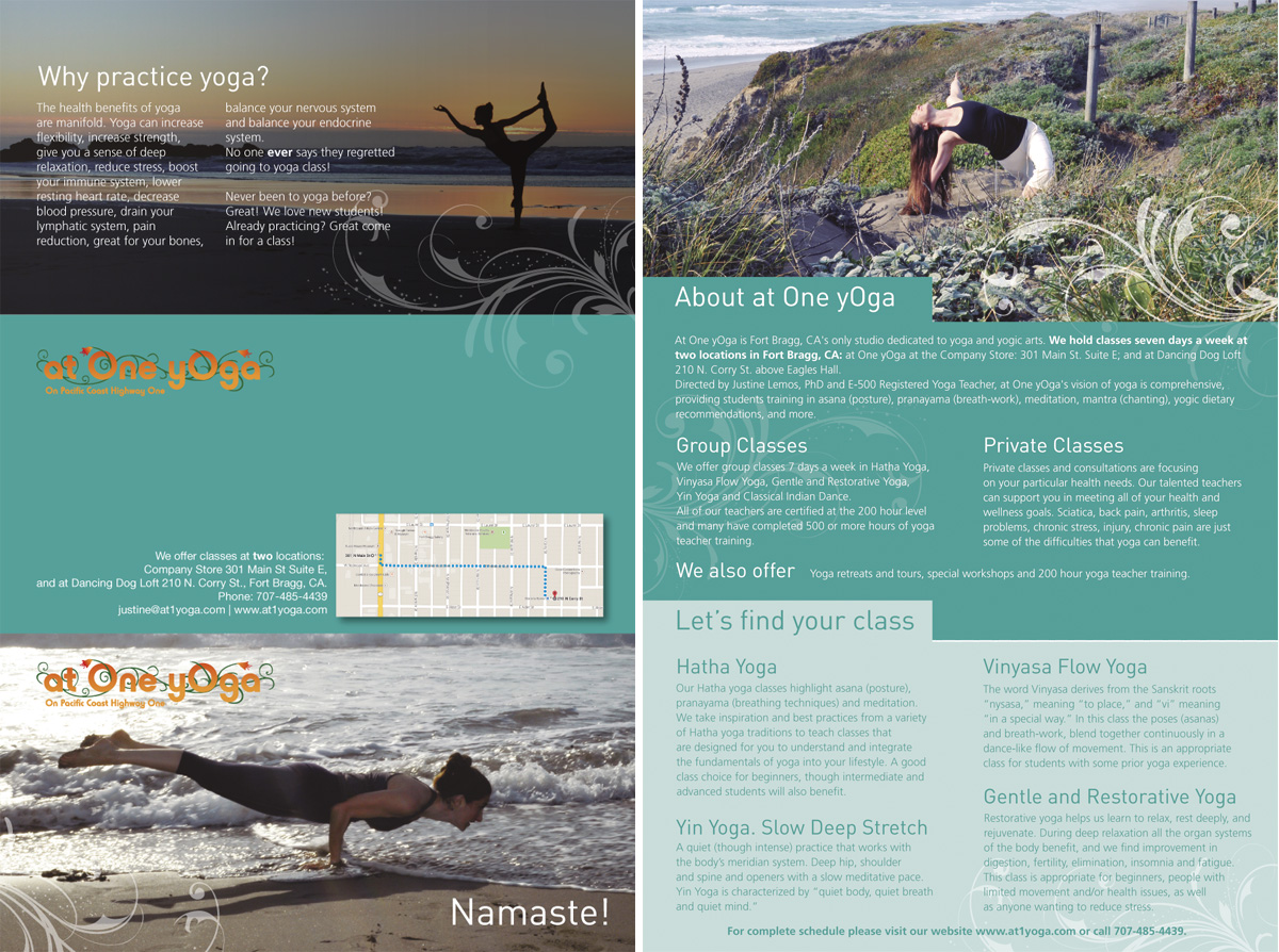 Print Design by Freelas for at One yOga | Design #3604669