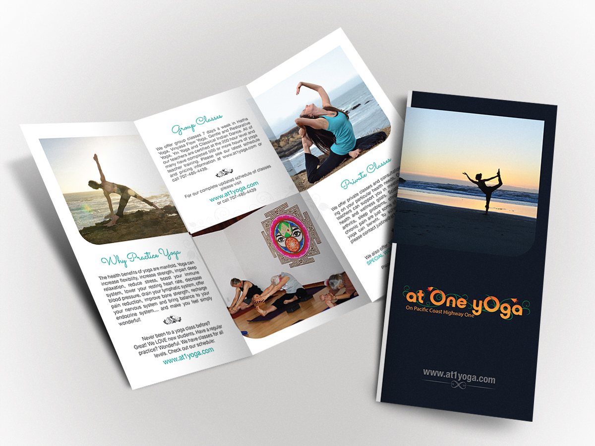 Diseño de Impresos por mrlee.dz90 para at One yOga | Diseño #3656428