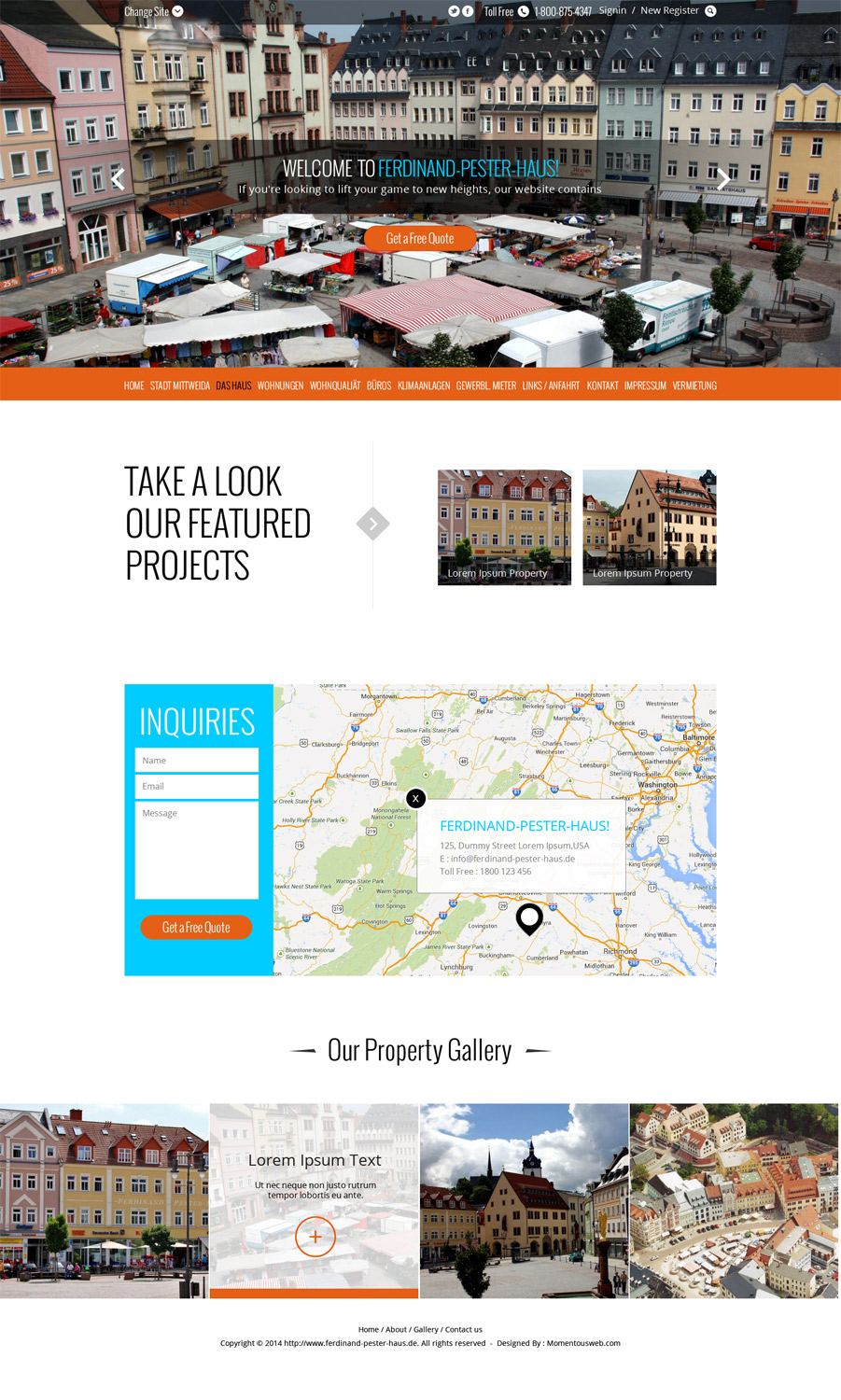 Web Design by AVROM for Asama GmbH | Design #3583768