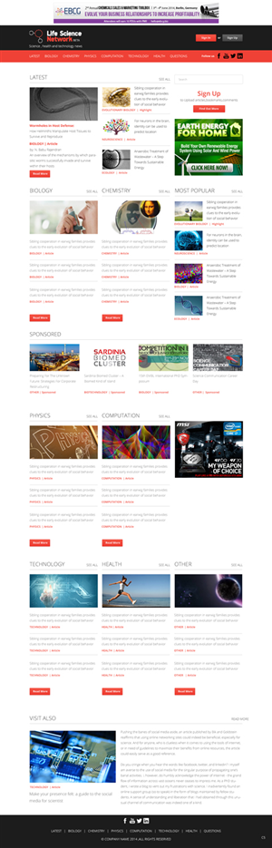 Web Design by pb for Life Science Network gGmbH | Design: #3578580