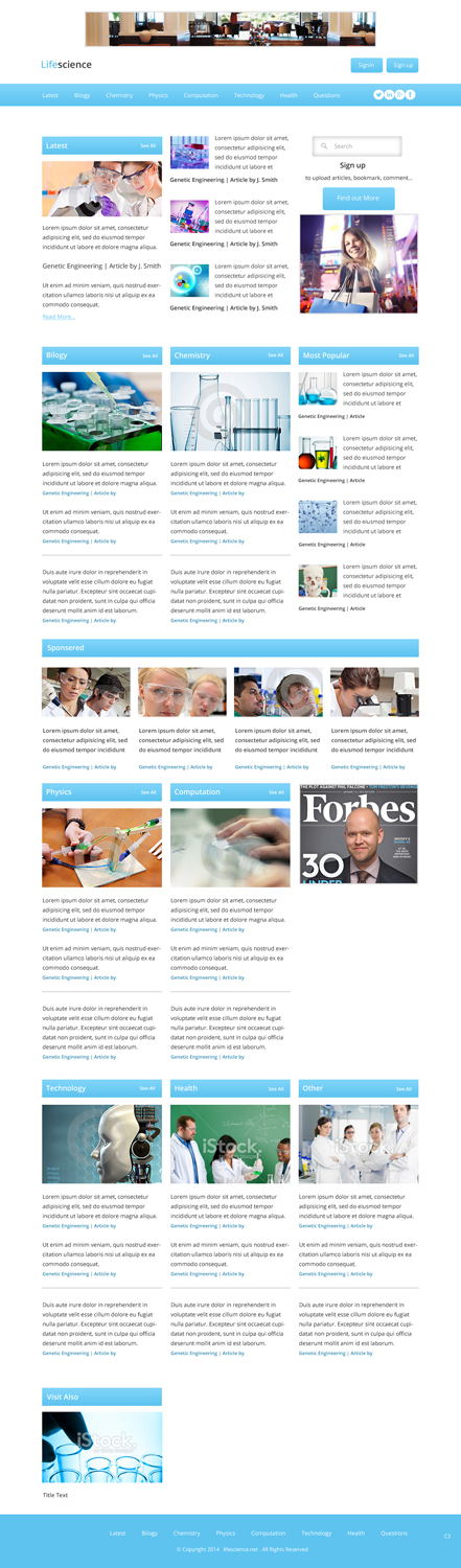 Web Design by pb for Life Science Network gGmbH | Design #3578584