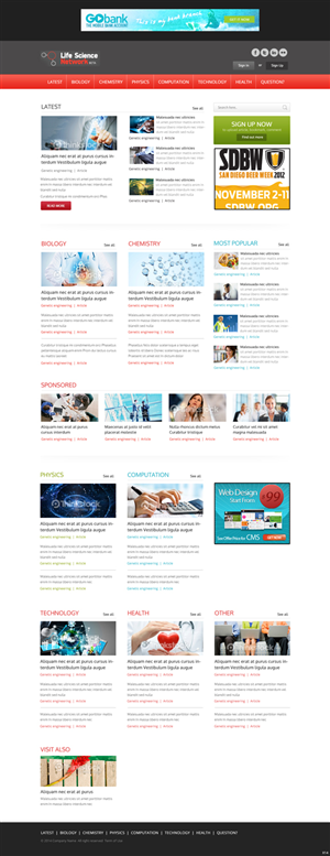 Web Design by pb for Life Science Network gGmbH | Design: #3578594