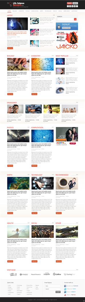 Web Design by pb for Life Science Network gGmbH | Design: #3594462