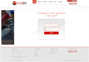 Web Design by hitesh.digitize for StringDae Inc. | Design #3593227