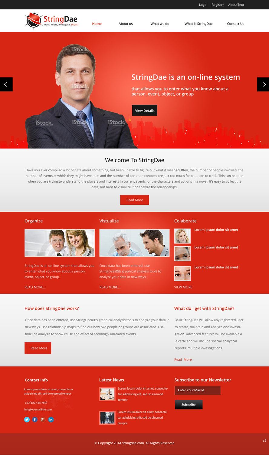 Web Design by pb for StringDae Inc. | Design #3595239