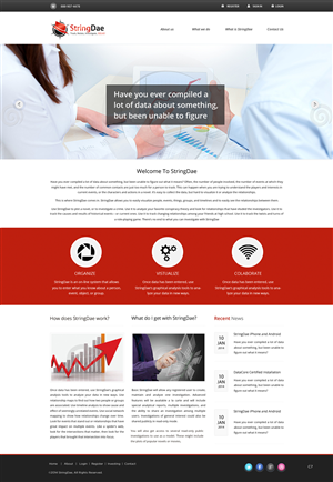 Web Design by pb for StringDae Inc. | Design: #3595264