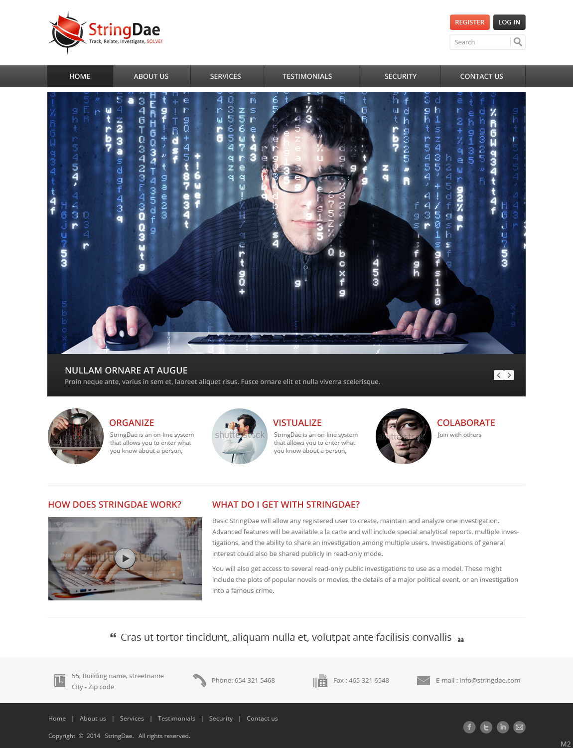 Web Design by pb for StringDae Inc. | Design #3595297
