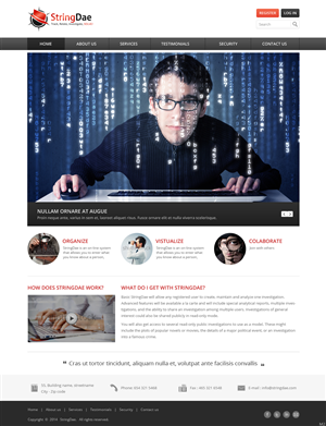Web Design by pb for StringDae Inc. | Design: #3595297