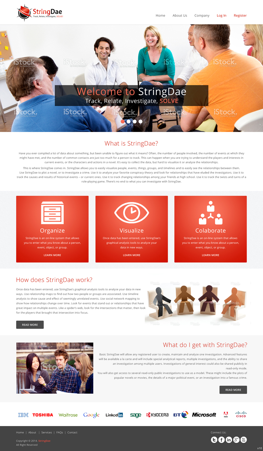 Web Design by pb for StringDae Inc. | Design #3604942
