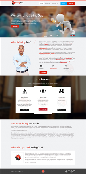 Web Design by the-lion-king for StringDae Inc. | Design: #3581788