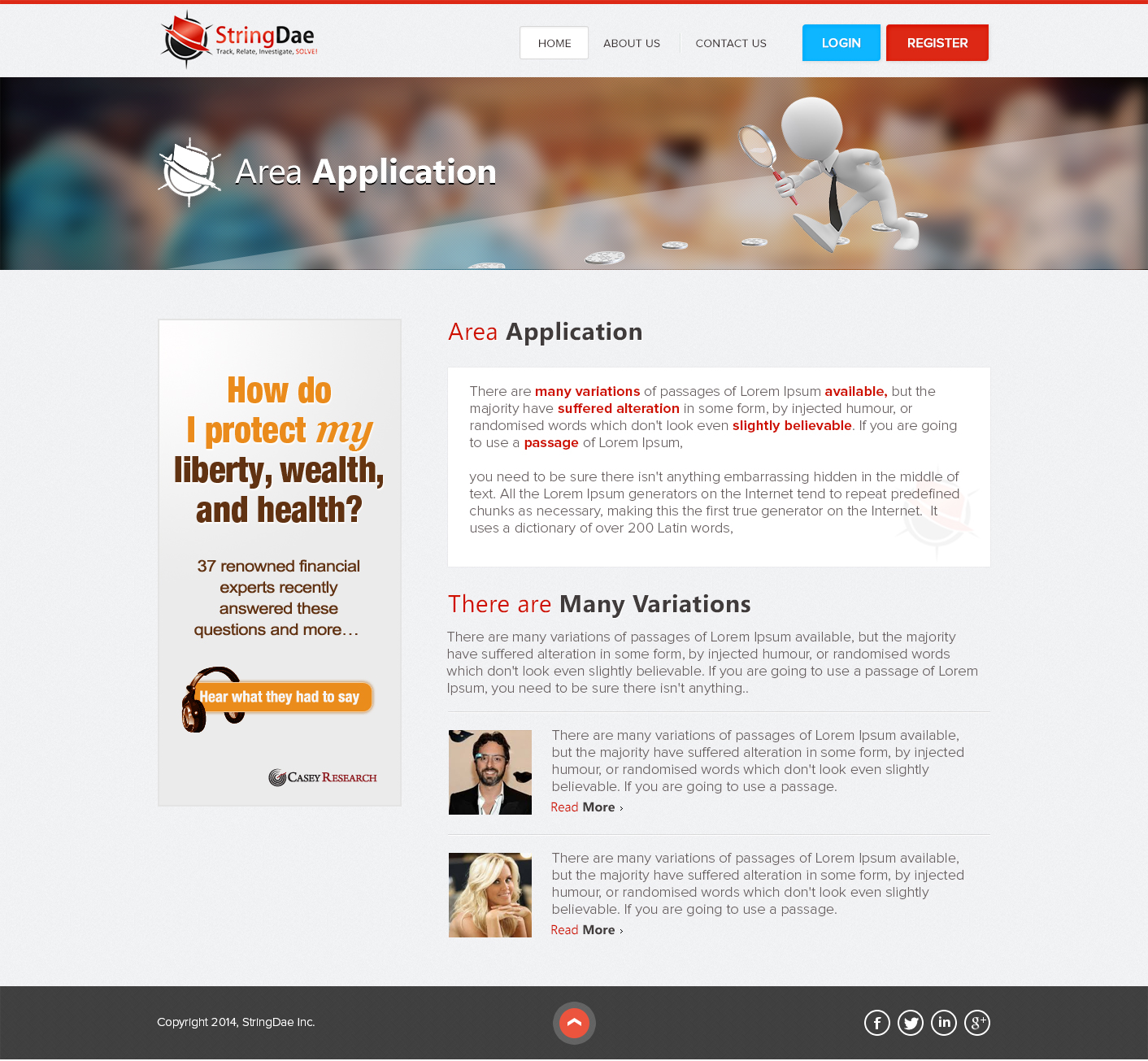 Web Design by the-lion-king for StringDae Inc. | Design #3586353