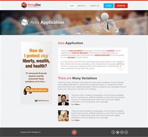 Web Design by the-lion-king for StringDae Inc. | Design: #3586353