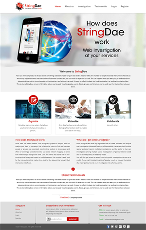 Web Design by Creative Usha for StringDae Inc. | Design #3635203