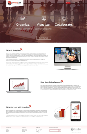 Web Design by TechWise for StringDae Inc. | Design #3583436